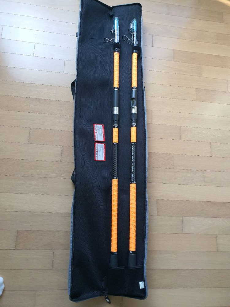 JW피싱 원투대 다크5-515쌍포 + 샌드폴1270쌍포 + jw가방--2