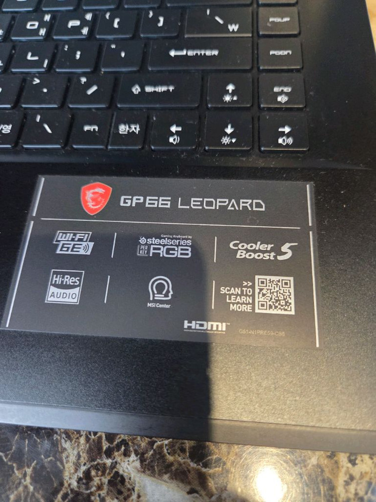 MSI GP66 Leopard 11UG 게이밍 노트북 3070--1