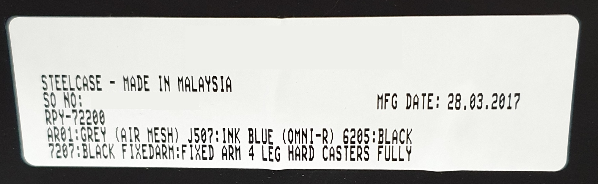 스틸케이스 회의용 REPLY 의자 (RPY-72200) 이미지