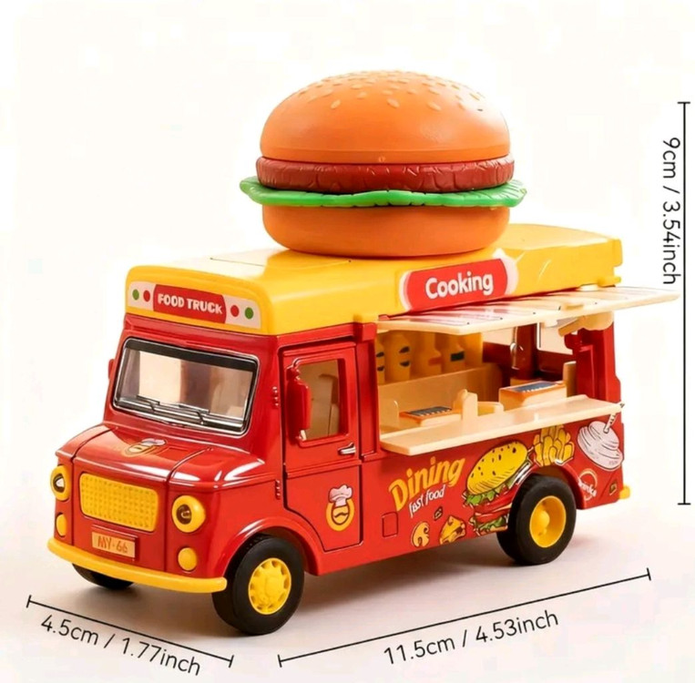 장난감 햄버거 푸드트럭 새상품--5