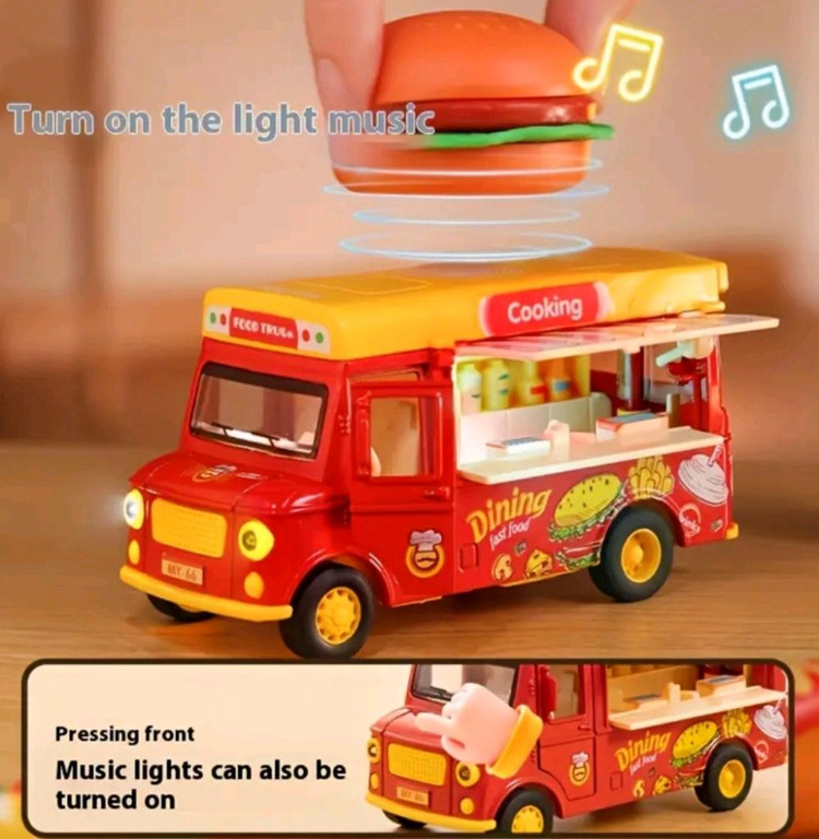 장난감 햄버거 푸드트럭 새상품--6