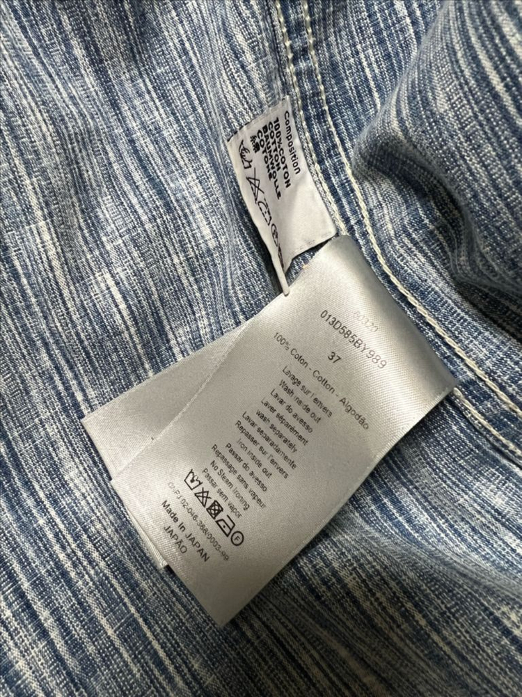 디올 오블리크 카스리 데님셔츠 정품--4