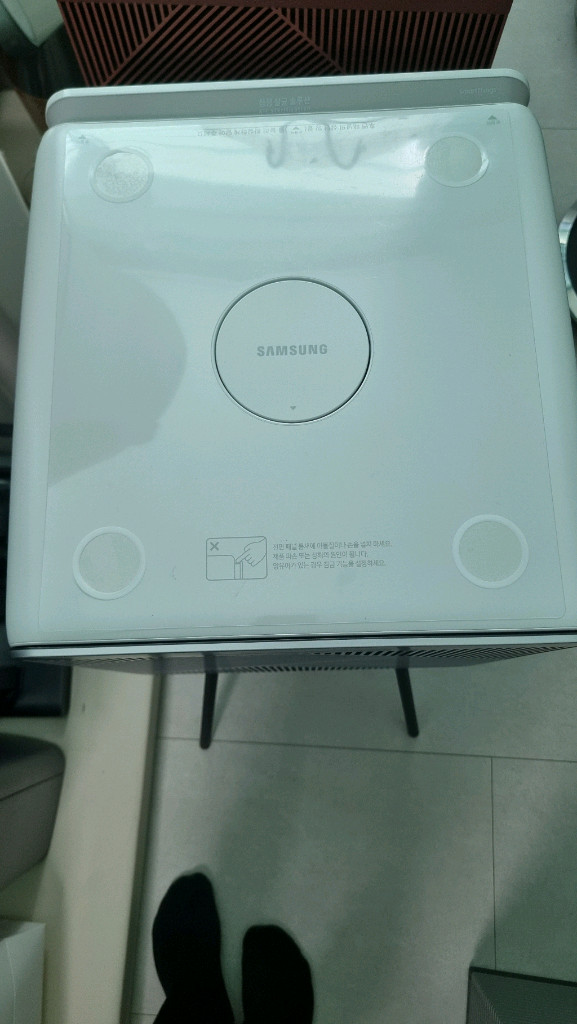 삼성 비스포크 무풍큐브에어 공기청정기 와 스탠드 새필터 포함--2