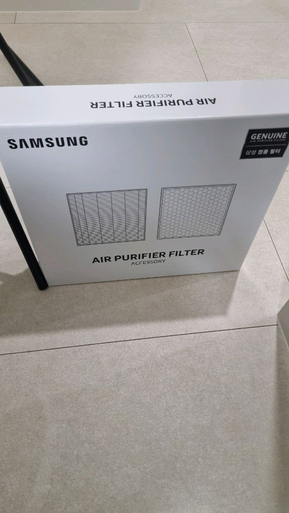 삼성 비스포크 무풍큐브에어 공기청정기 와 스탠드 새필터 포함--4