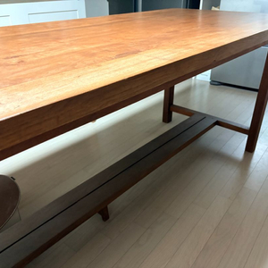 원목 식탁 벤치 세트 (호두나무 월넛)