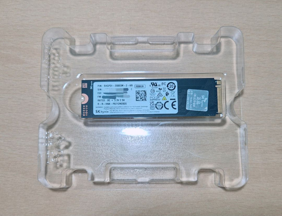 새제품급) 하이닉스 P31 2TB M.2 NVMe SSD--1