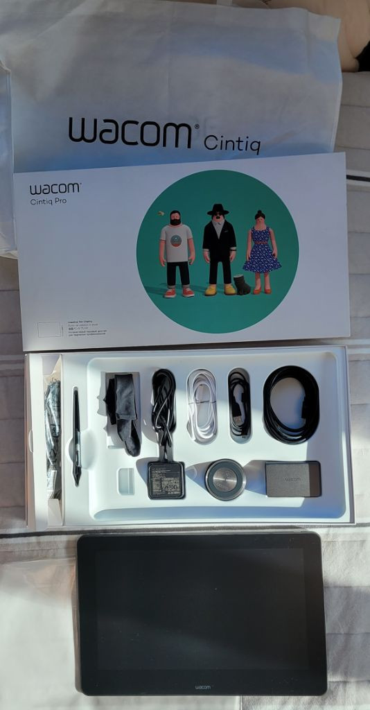 와콤 신티크 프로 DTH-1620 액정타블렛 풀박스--6