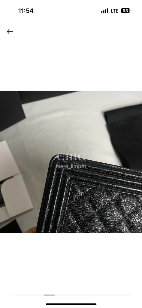 [풀구성 정품] 샤넬 보이사첼 뉴보이 캐비어 금장 이미지