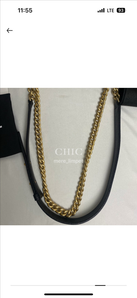 [풀구성 정품] 샤넬 보이사첼 뉴보이 캐비어 금장 이미지