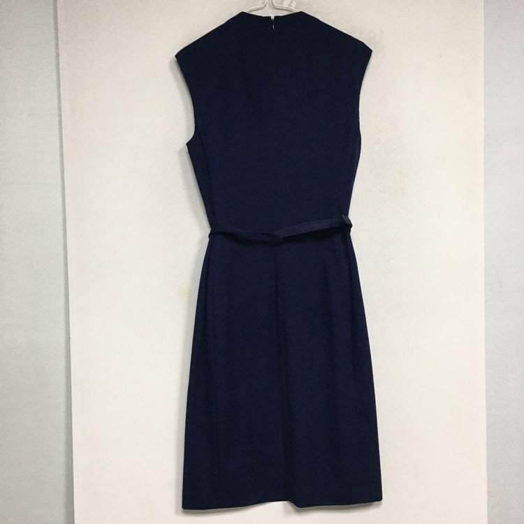 랄프로렌폴로 벨티드 크레페 원피스 4--4