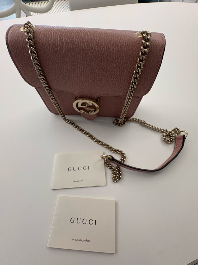 구찌 정품 인터로킹 체인백--1