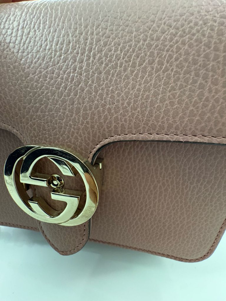 구찌 정품 인터로킹 체인백--2