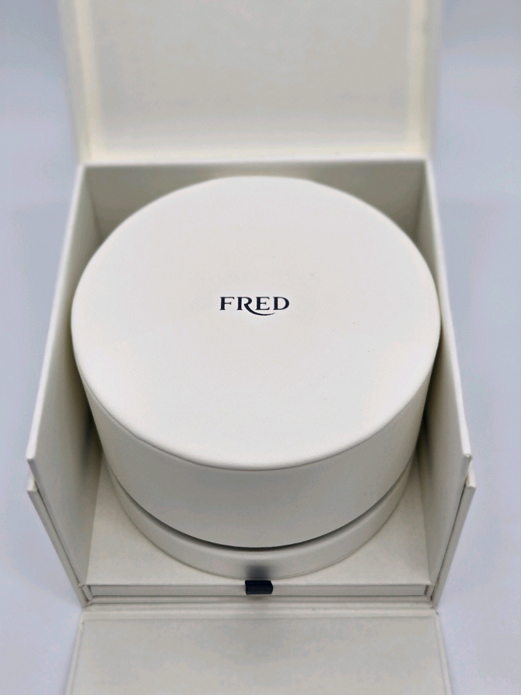 프레드포스텐목걸이 미디엄화이트골드풀파베 정품 보증서X--4