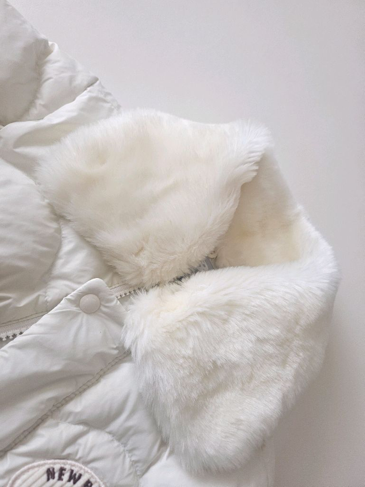 뉴발란스키즈120 여아퀼팅경량롱패딩--5