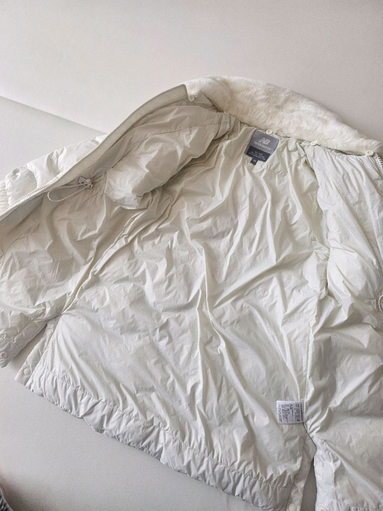 뉴발란스키즈120 여아퀼팅경량롱패딩--7