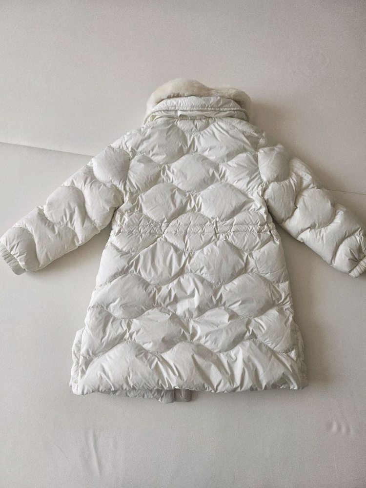 뉴발란스키즈120 여아퀼팅경량롱패딩--9