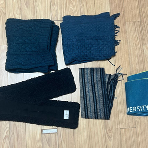 머플러/목도리 5종 세트입니다