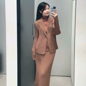 이세이미야케 해칭 자켓,스커트,쉬폰탑 플리츠플리즈