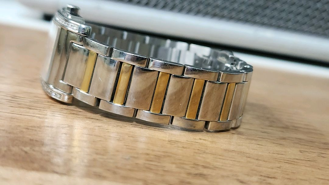 # 스위스 ESQ 모바도 킹스턴 정품 다이아몬드 콤비 여성명품 시계 급처--4