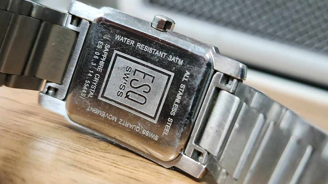 # 스위스 ESQ 모바도 킹스턴 정품 다이아몬드 콤비 여성명품 시계 급처--5