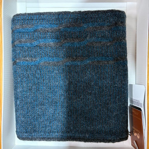 에스티듀퐁 캐시미어 다크그레이 캐주얼 양쪽홈 쁘띠 머플러