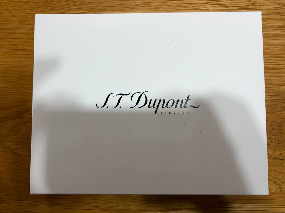 에스티듀퐁 캐시미어 다크그레이 캐주얼 양쪽홈 쁘띠 머플러--1