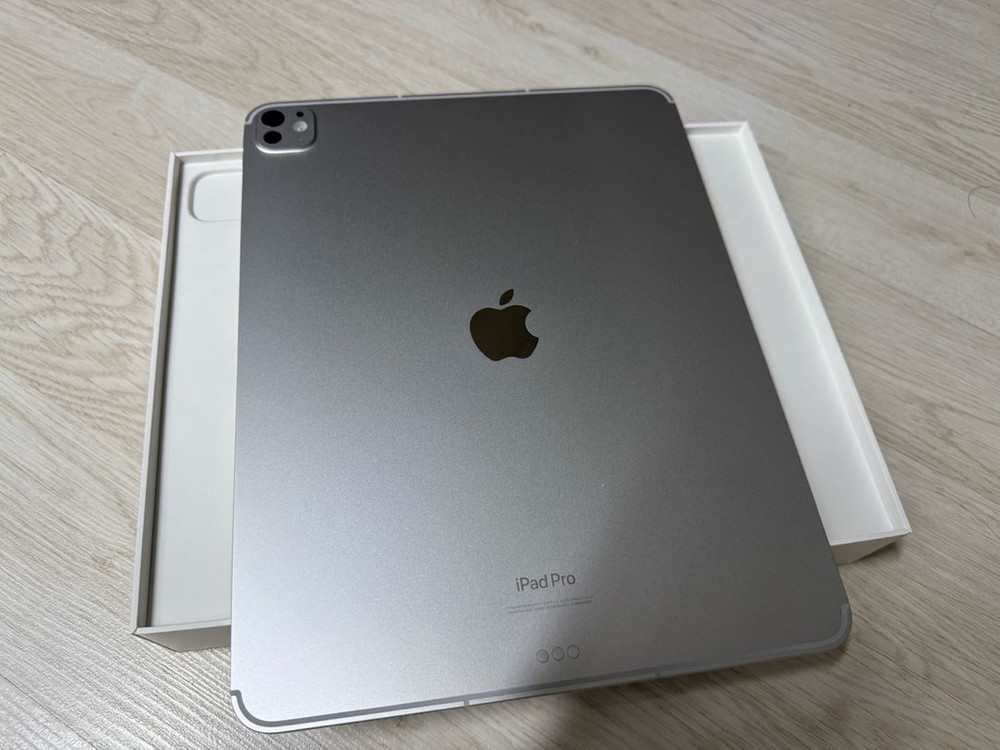 아이패드 프로 실버 13(M4) Wifi+셀룰러(S급) 512gb + 애플펜슬 프로--1
