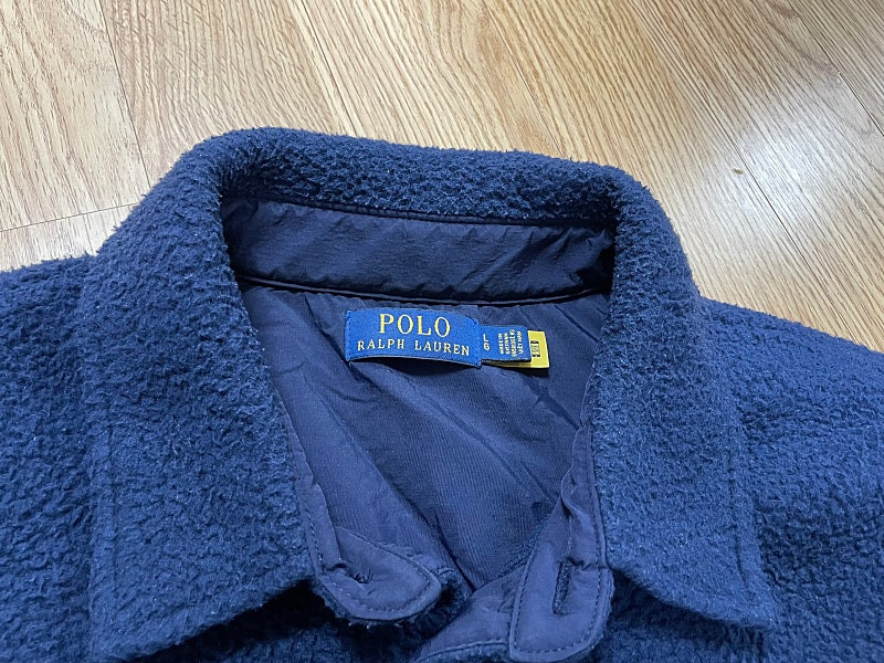 폴로 L 브러시드 셔츠 자켓 QR매장판--3