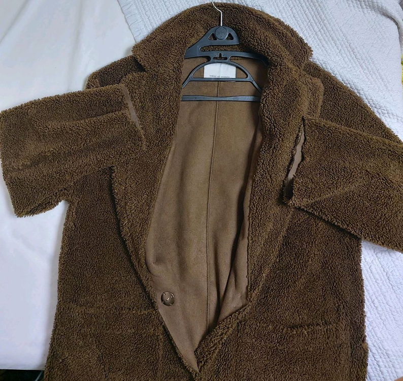 보브양털테디베어 스웨이드스타일코트5 이미지