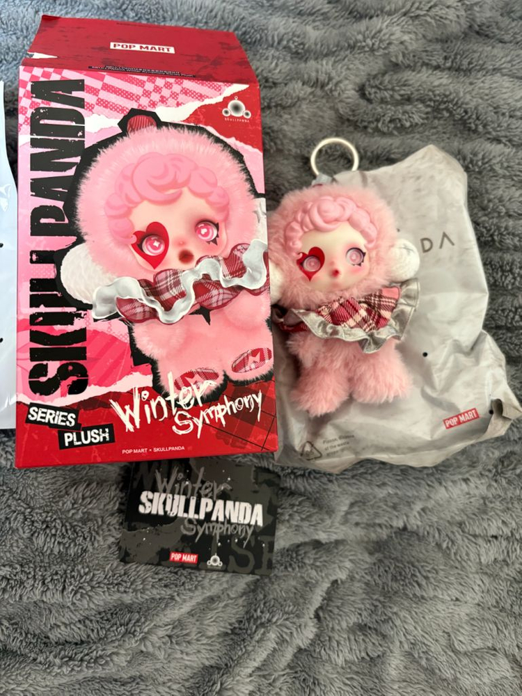 스컬판다, 스폰지밥 주민 키링 (새상품 포함)2개--1