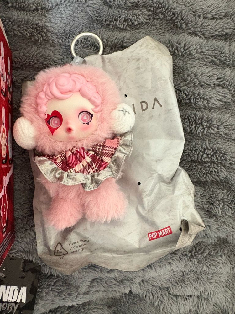 스컬판다, 스폰지밥 주민 키링 (새상품 포함)2개--2