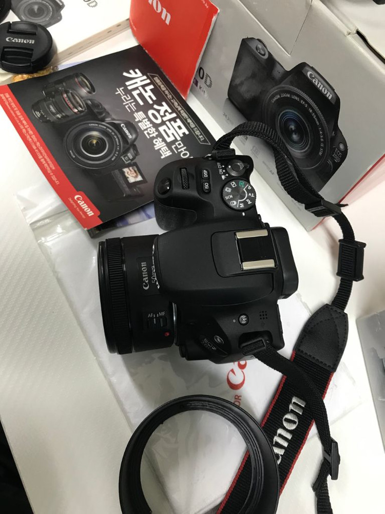 캐논200D카메라+50mm1.8 3세대STM렌즈--3