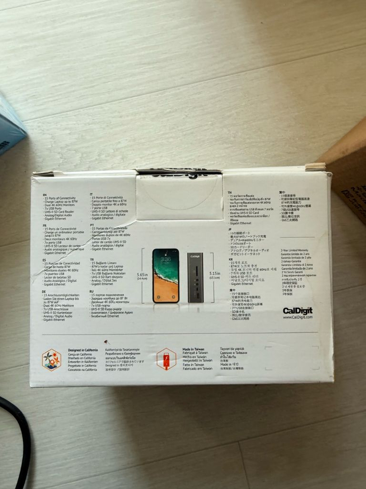 Caldigit TS3Plus 썬더볼트3 스테이션 플러스--2