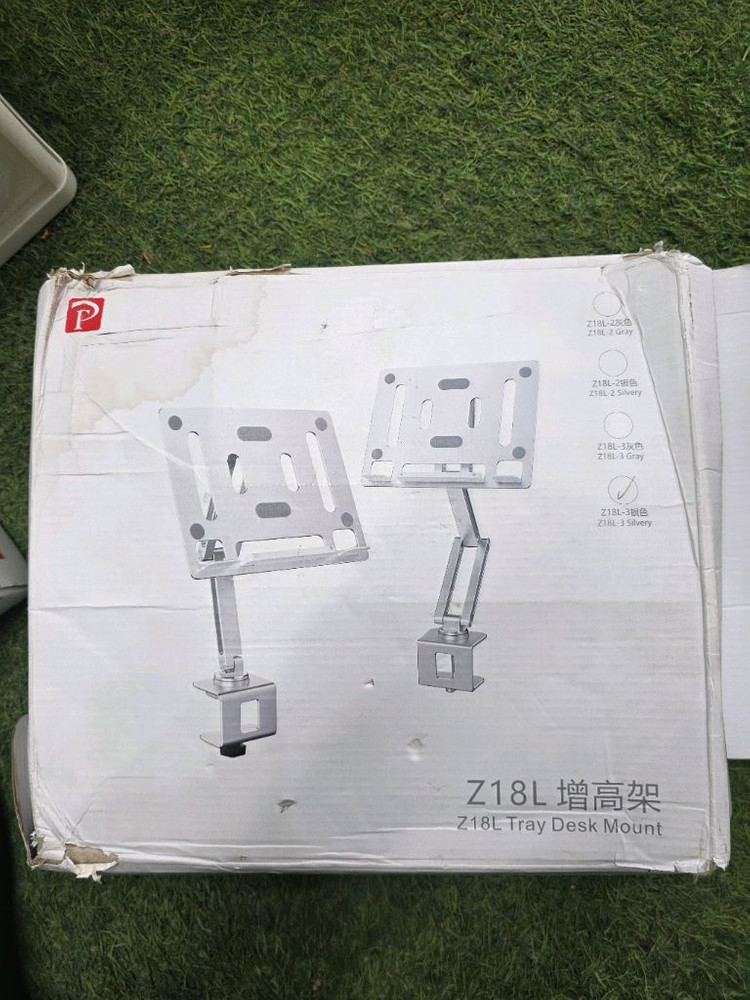 새상품 Z18L 노트북 거치대 은색 3단--6