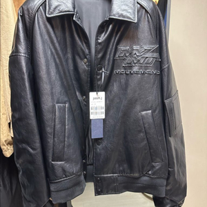 준지 23SS 페이크 레더 바시티 자켓 50