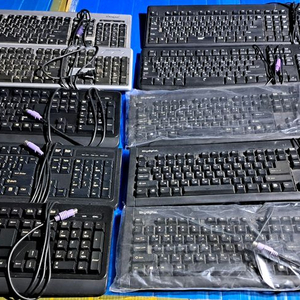 컴퓨터 유선키보드 자판기 유선마우스 팝니다