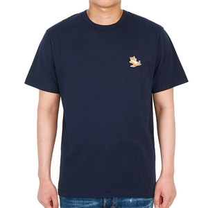 메종키츠네 폭스 반팔 티셔츠 네이비 이미지