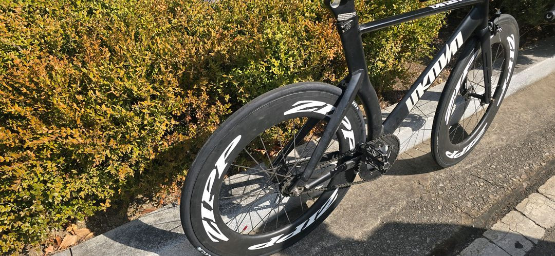 언노운 LV3 픽시 자전거 블랙 ZZIP 데칼휠셋--3