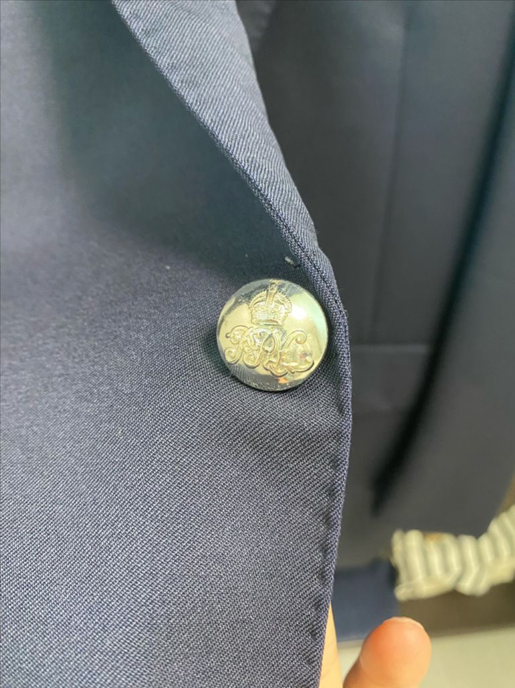 폴로 랄프로렌(POLO RALPH LAUREN) 네이비 은장 자켓--1