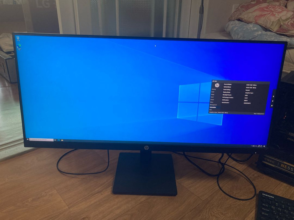 HP X34 울트라와이드 34인치 모니터--2