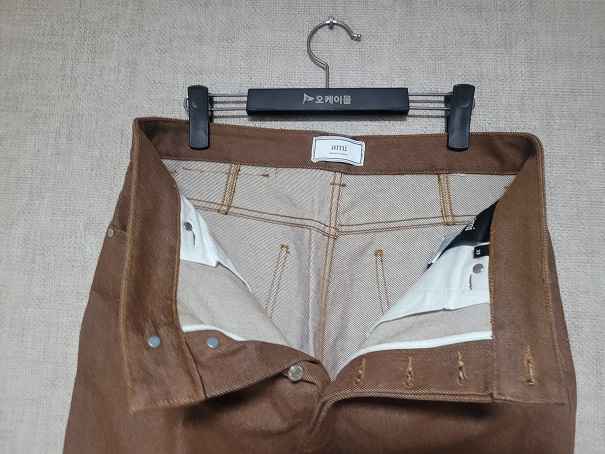 ami 아미 정품 코듀로이 데님 팬츠 33인치 상태 A급--2