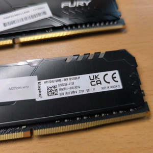 킹스톤 HyperX FURY DDR4 3733mhz 8GB 램 2개 (16GB) 이미지