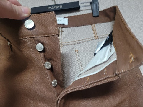 ami 아미 정품 코듀로이 데님 팬츠 33인치 상태 A급--4