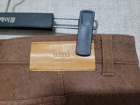 ami 아미 정품 코듀로이 데님 팬츠 33인치 상태 A급--6