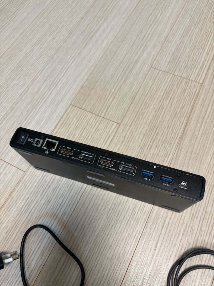 맥북 모니터 확장 디스플레이링크 Wavlink USB-C 듀얼 4K 도킹스테이션--2