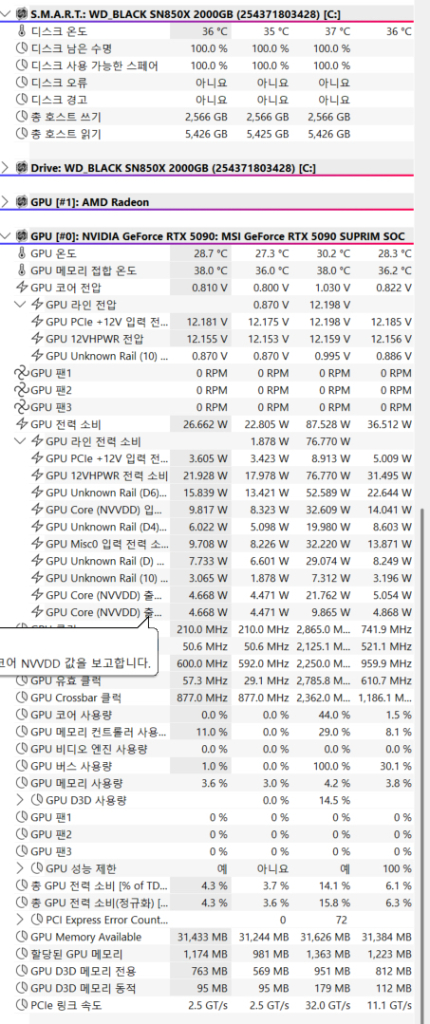 9950x3d x870e hero 32gb 2tb 5090슈프림--5