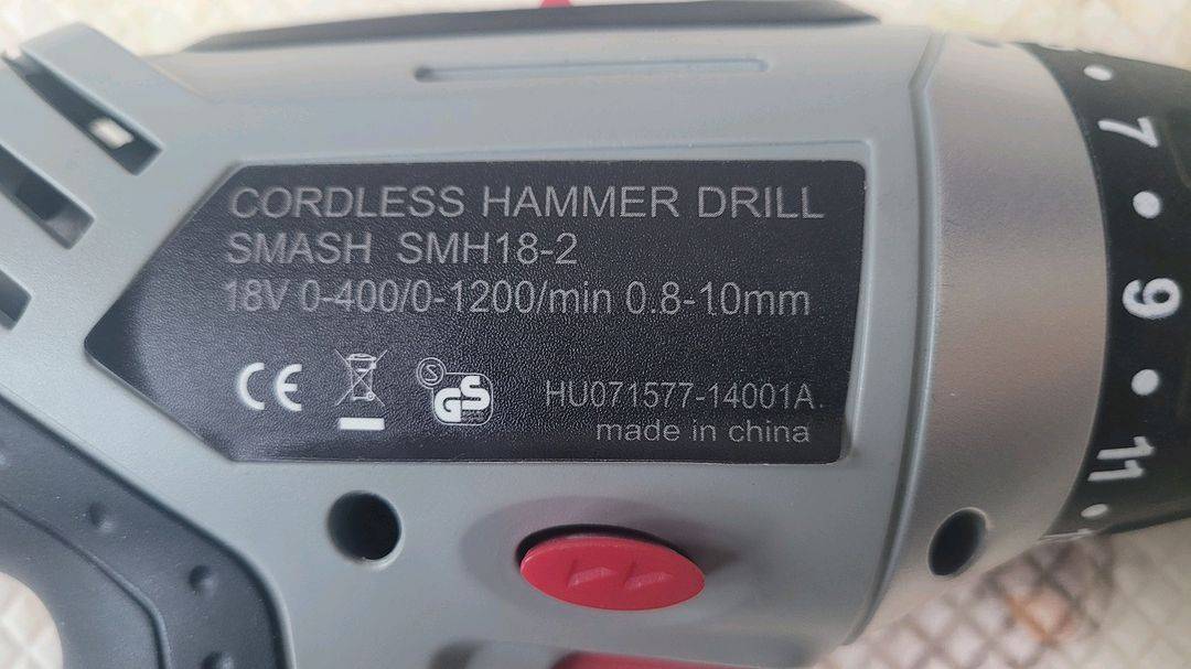 SMASH 충전 전동 드리아브 풀세트 SMH18-2 - 배터리 방전--4