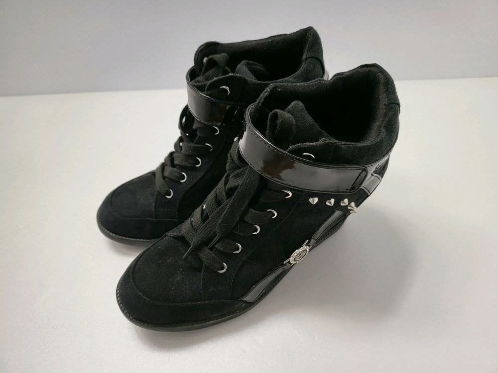 ((정품))게스 여자 웨지스니커즈 겨울 키높이신발 (240)--6