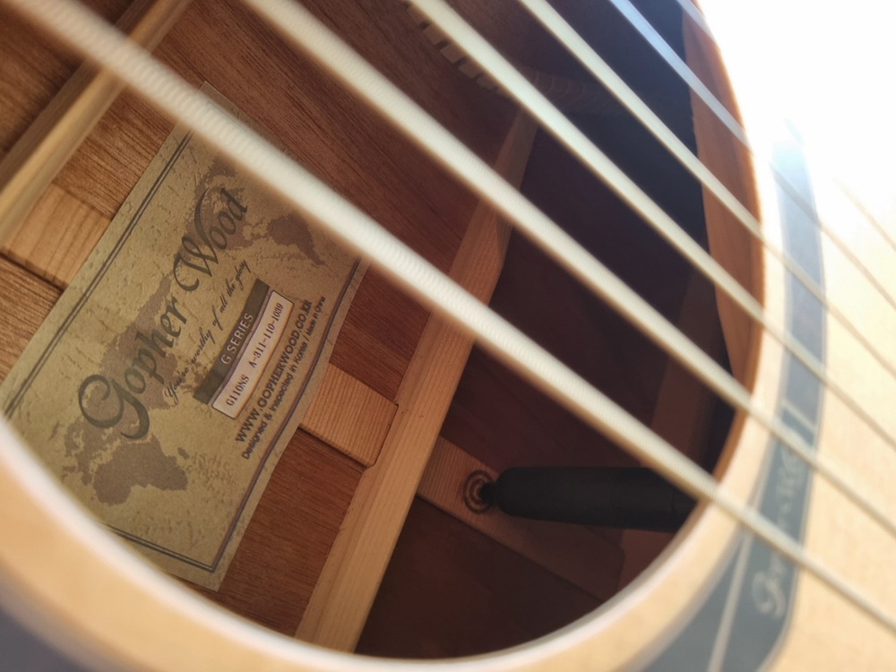 입문용 OM바디 인기제품 통기타 고퍼우드G110 기타 판매합니다 이미지