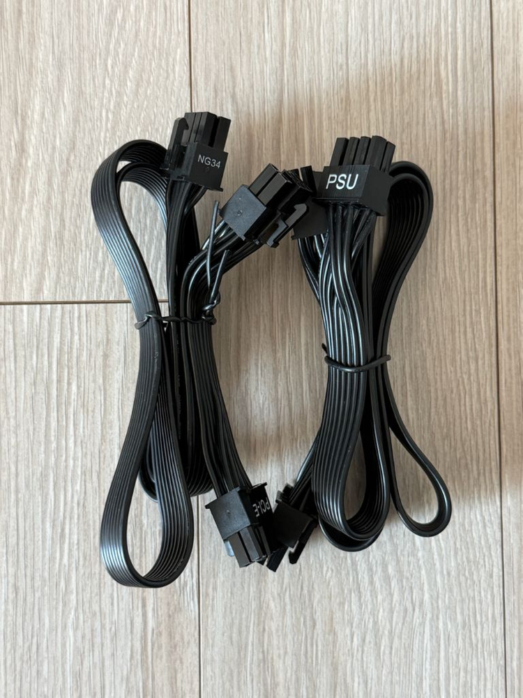 [새상품] 시소닉 vga 8핀 파워 케이블 2개--1